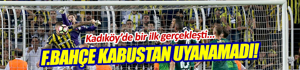 Fenerbahçe'ye bir darbe de Bursaspor'dan
