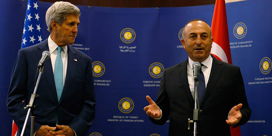 Çavuşoğlu, ABD Dış İşleri Bakanı Kerry ile görüştü