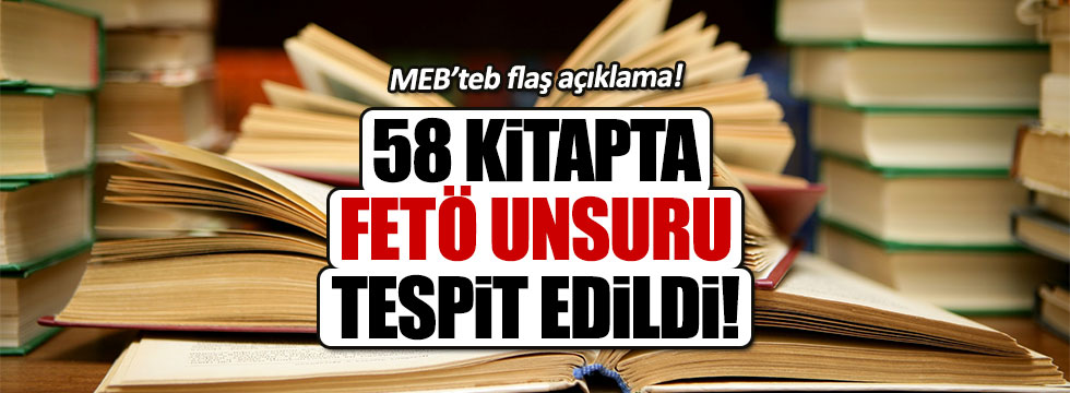 MEB: 56 kitapta FETÖ unsuruna rastlandı