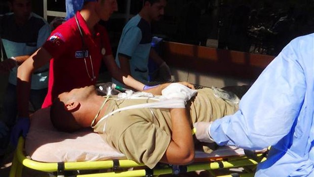 Suriye'de bir askerimiz yaralandı