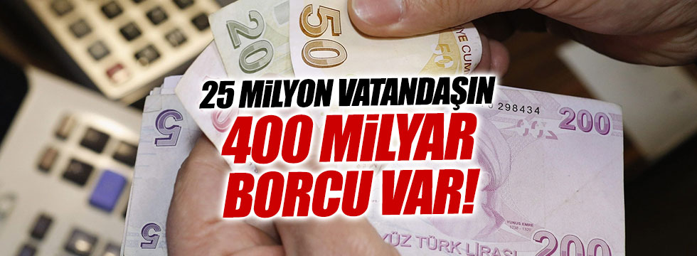 Türk vatandaşı borç batağında