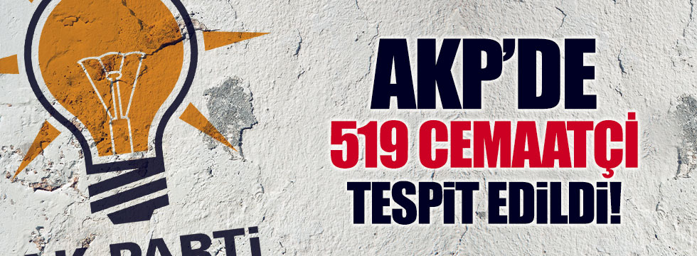AKP'de 'cemaatçi'lerin sayısı açıklandı