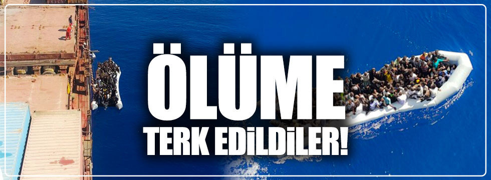 Ölüme terk edilen 132 göçmeni Türk gemisi kurtardı