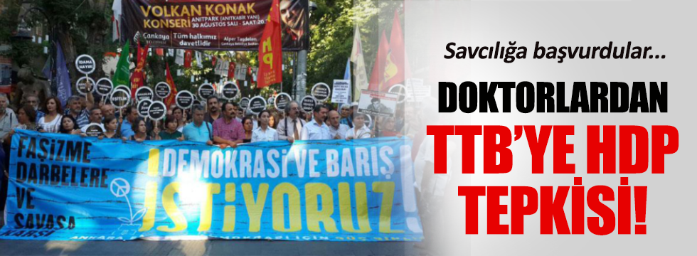 TTB-HDP ittifakı için savcılığa başvuruldu