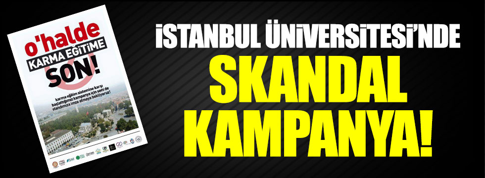 İstanbul Üniversitesi'nde 'karma eğitim' skandalı