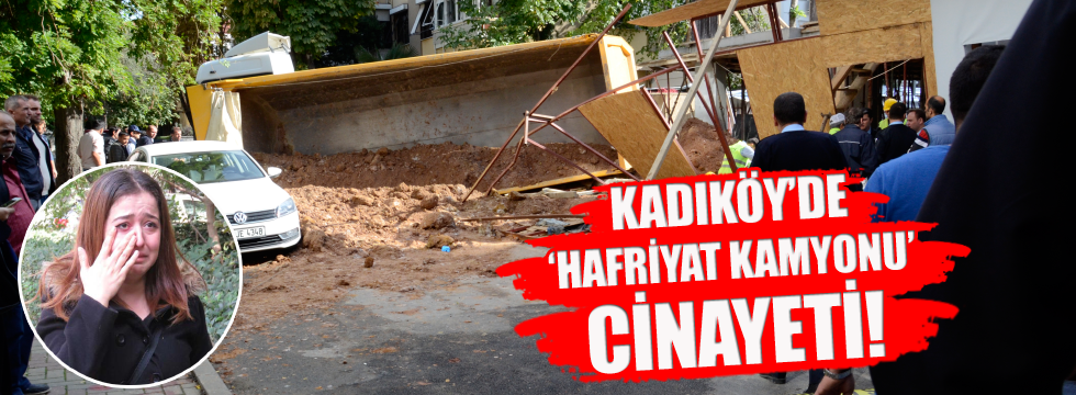Kadıköy'de yol çöktü! 1 işçi öldü