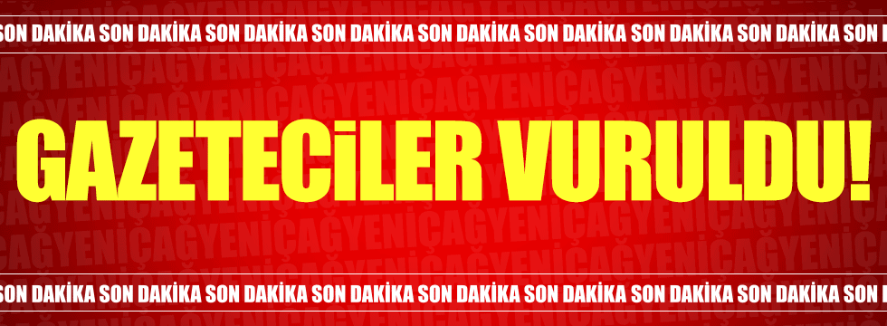 Türkmen gazeteciler vuruldu!