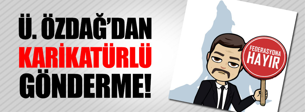 Ümit Özdağ'dan Başkanlık sistemine karikatürlü tepki
