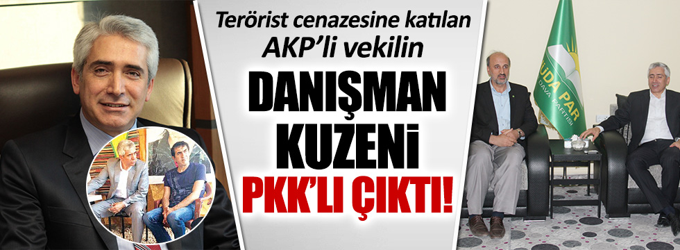 AKP'li vekilin danışmanlığını yapan kuzeni PKK'lı çıktı