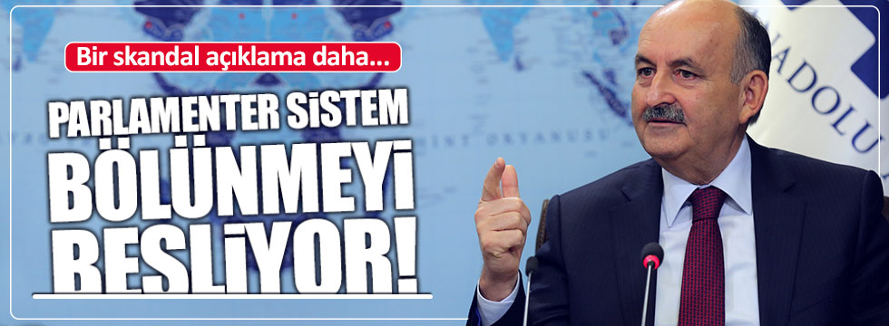 Bakan Müezzinoğlu: “Parlamenter sistem bölünmeyi besliyor”