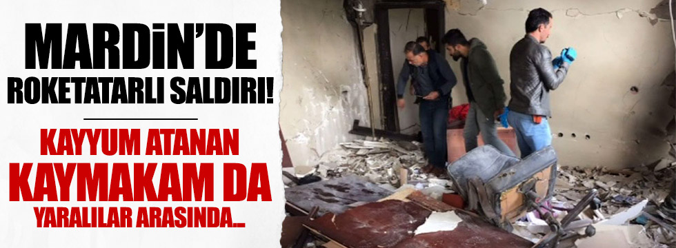 Mardin, Derik'te roketatarlı saldırı