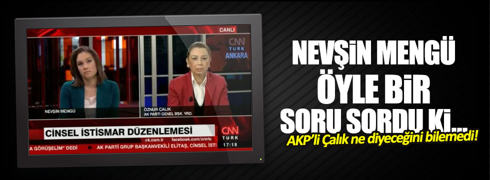 Nevşin Mengü'den AKP'li Çalık'a şok soru: "13 yaşındaki kızın birinin koynuna sokulması normal mi?"