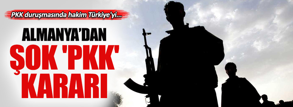 Alman mahkemesinden şok 'PKK' kararı