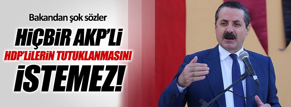 AKP'li Bakan Faruk Çelik: "HDP'li milletvekilleri tutuklanmamalı"