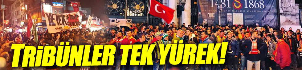 Beşiktaş'taki patlama taraftarları biraraya getirdi