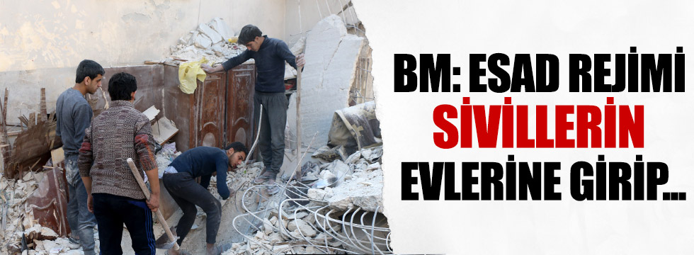 BM: Esad rejimi evlere girip sivilleri öldürdü