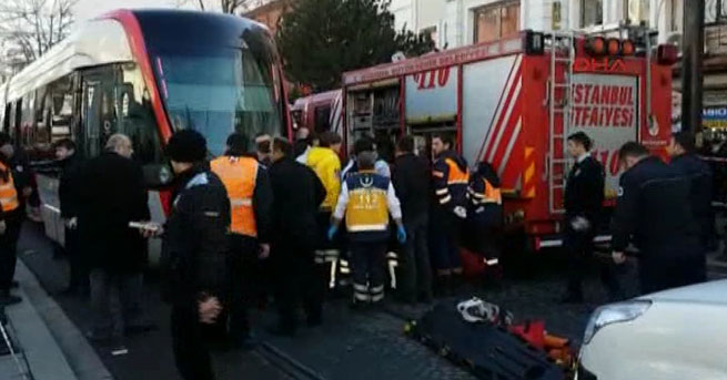Beyazat'ta tramvay kazası! 1 ölü