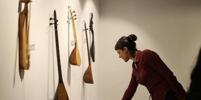 "Dünya müzik enstrümanları" sergisi Gaziantep'te
