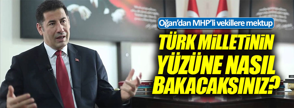 Sinan Oğan: Türk milletinin yüzüne nasıl bakacaksınız?