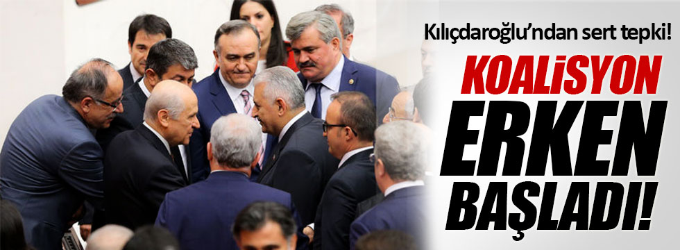 Kılıçdaroğlu: Koalisyon dönemi erken başladı