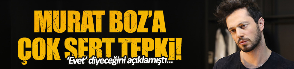 CHP'den Murat Boz'a çok sert tepki