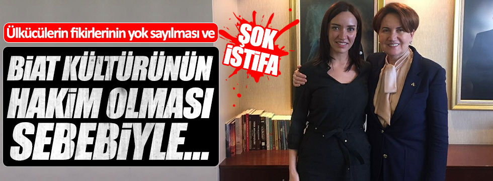 MHP Kadıköy İlçe yöneticisi Neslihan Seven istifa etti