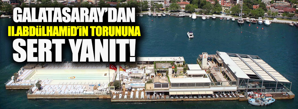 "Galatasaray Adası 60 yıldır tapulu malımızdır"