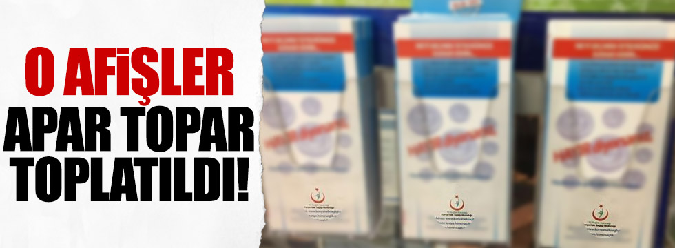'Sigaraya Hayır' afişleri referanduma takıldı