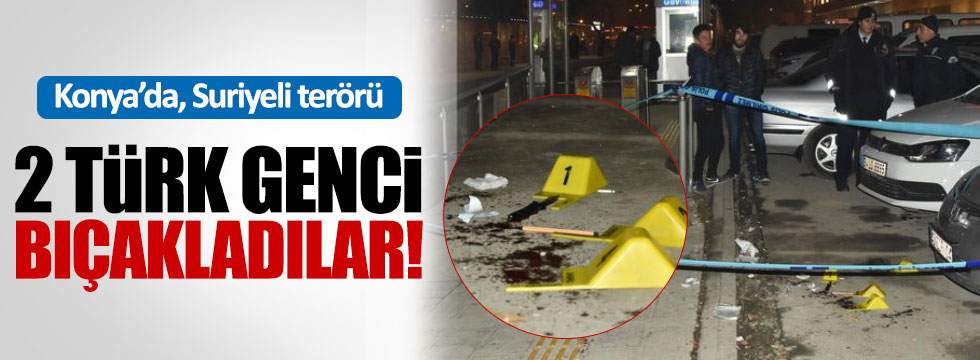 Suriyeliler 2 Türk genci bıçakladı
