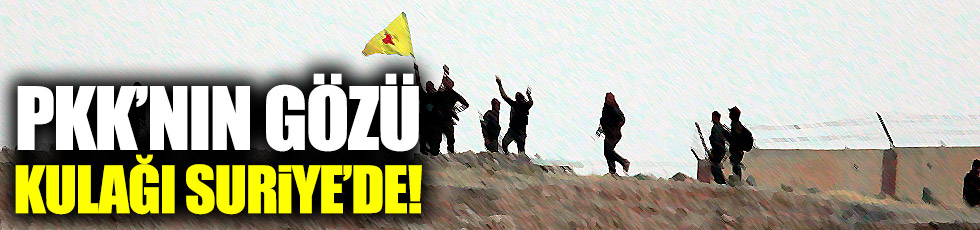 PKK'nın gözü kulağı Suriye'de!