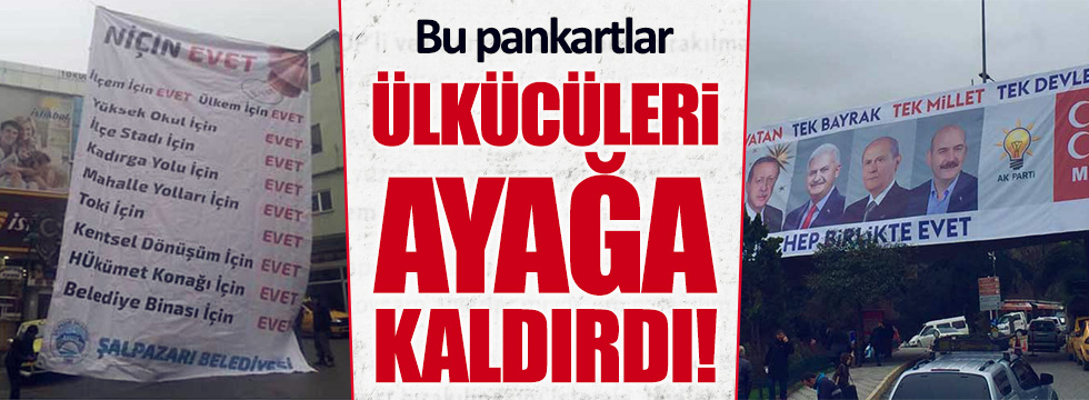 Ülkücüler Trabzon'a asılan pankartı konuşuyor!