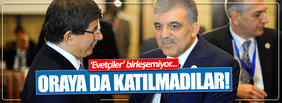 Davutoğlu ve Abdullah Gül, Başbakan Yıldırım'ın kahvaltısına katılmadı