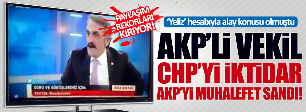 AKP'li vekil Çamlı'dan canlı yayında büyük gaf