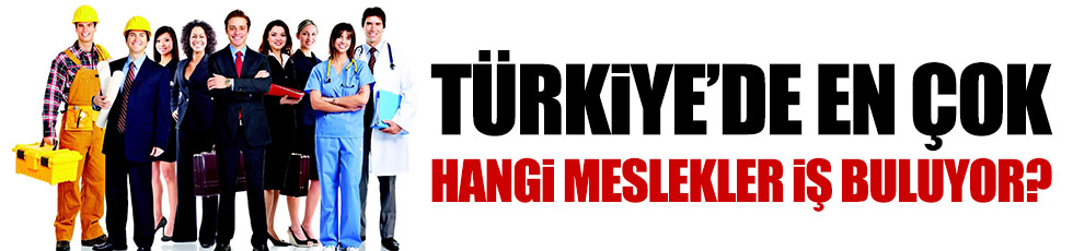 Türkiye'de en çok hangi meslekler iş buluyor?