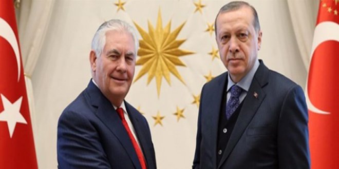 Erdoğan-Tillerson görüşmesi sona erdi