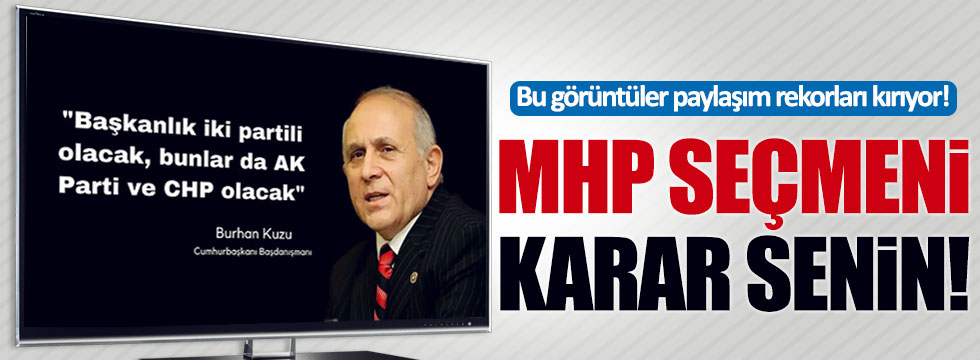 'Evet' çıkması halinde MHP'nin geleceğini anlatan video paylaşım rekorları kırıyor