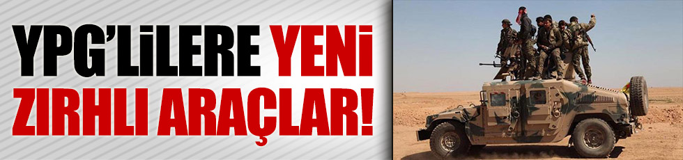 YPG'ye yeni zırhlı araçlar!