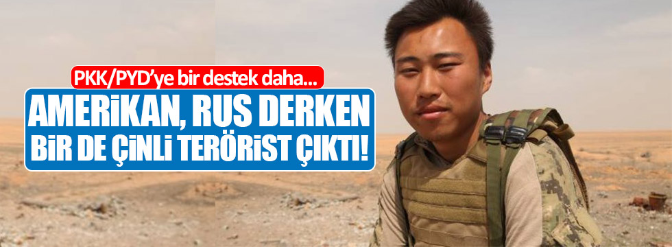 Terör örgütü YPG saflarında Çinli terörist!