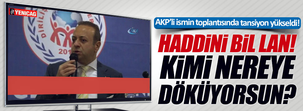 Egemen Bağış'tan CHP'li Bozkurt'a: Haddini bil lan!