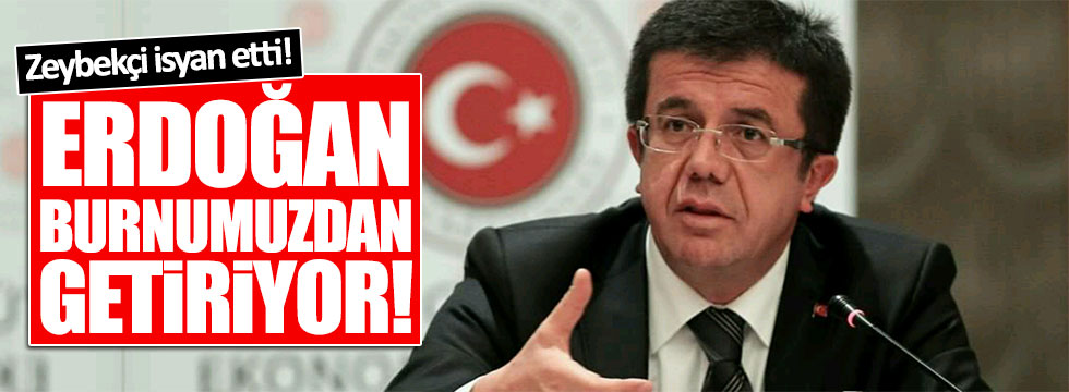 AKP'li Bakan: Erdoğan burnumuzdan getiriyor