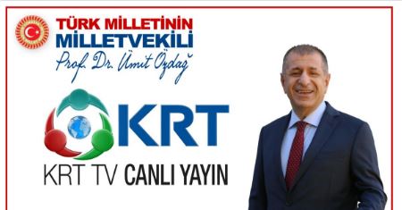 Özdağ, KRT TV'nin canlı yayın konuğu