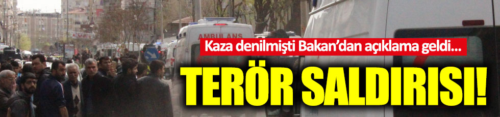 Diyarbakır'daki patlama: "terör saldırısı"
