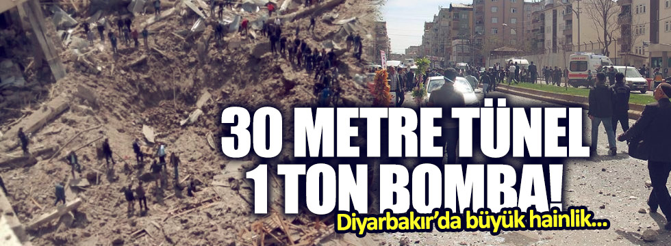 Diyarbakır'daki patlamada 1 ton bomba kullanılmış