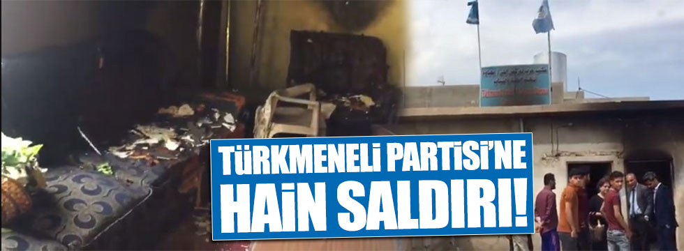 Kerkük'te Türkmeneli Partisi'ne hain saldırı