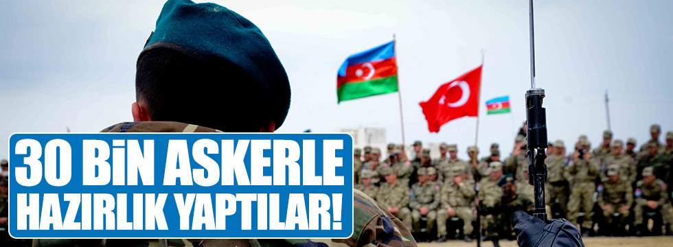 Azerbaycan ordusu geniş çaplı tatbikata başladı