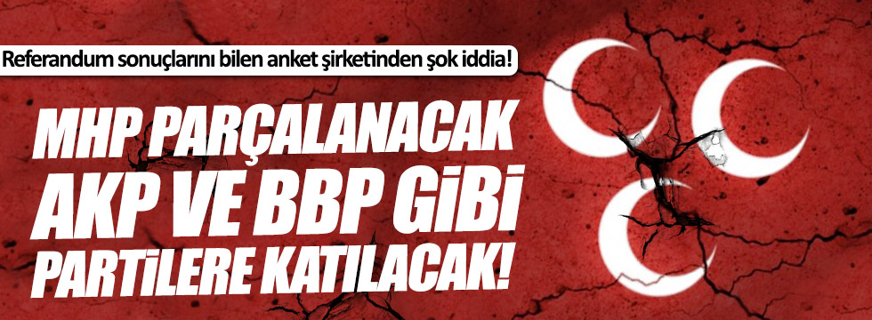 KONDA araştırma şirketi: MHP kapanacak, BBP ve AKP'ye katılacak