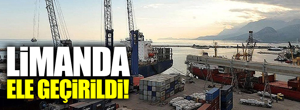 Zonguldak Limanı'nda operasyon: 2 antitank füzesi ele geçirildi