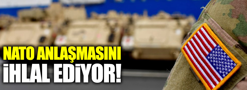 ABD, PYD/PKK ortaklığıyla NATO anlaşmasını ihlal ediyor!
