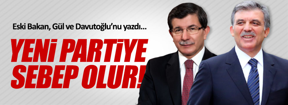 Dinçer: "Gül ve Davutoğlu'na haksızlık, yeni partiye sebep olur"