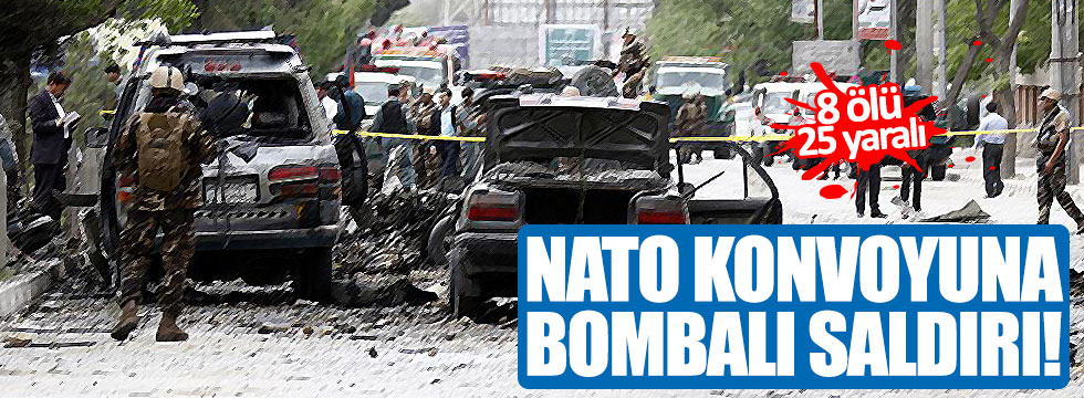 NATO askeri konvoyuna bombalı saldırı